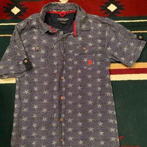 U.S. Polo Association boys button down shirt